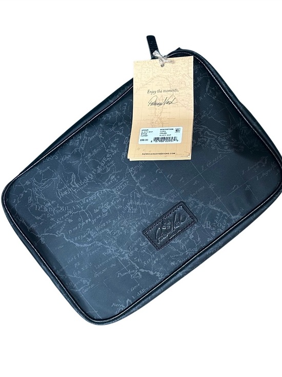 Patricia Nash Handbags - Patricia Nash Hanging Travel Case Organizer Black Map Gym Overnight NWT